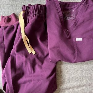 FIGS - deep purple - catarina S and high waist zamora MP